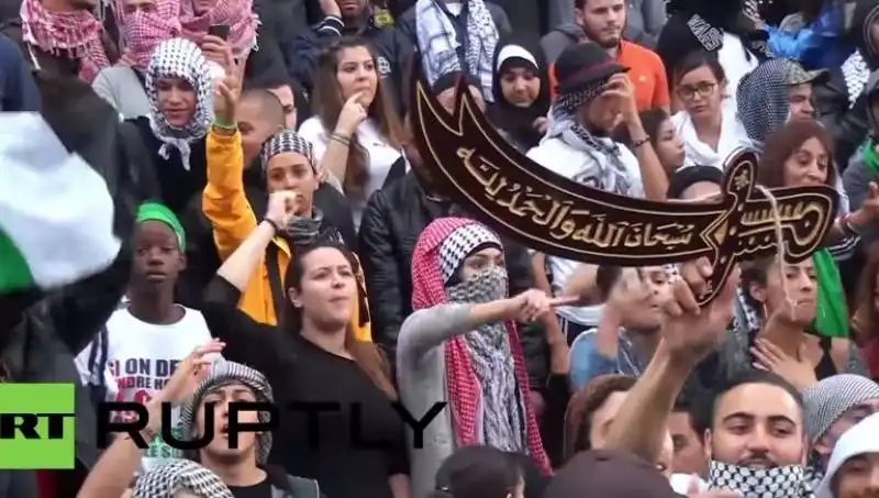 manifestazione anti ebraica in francia 4