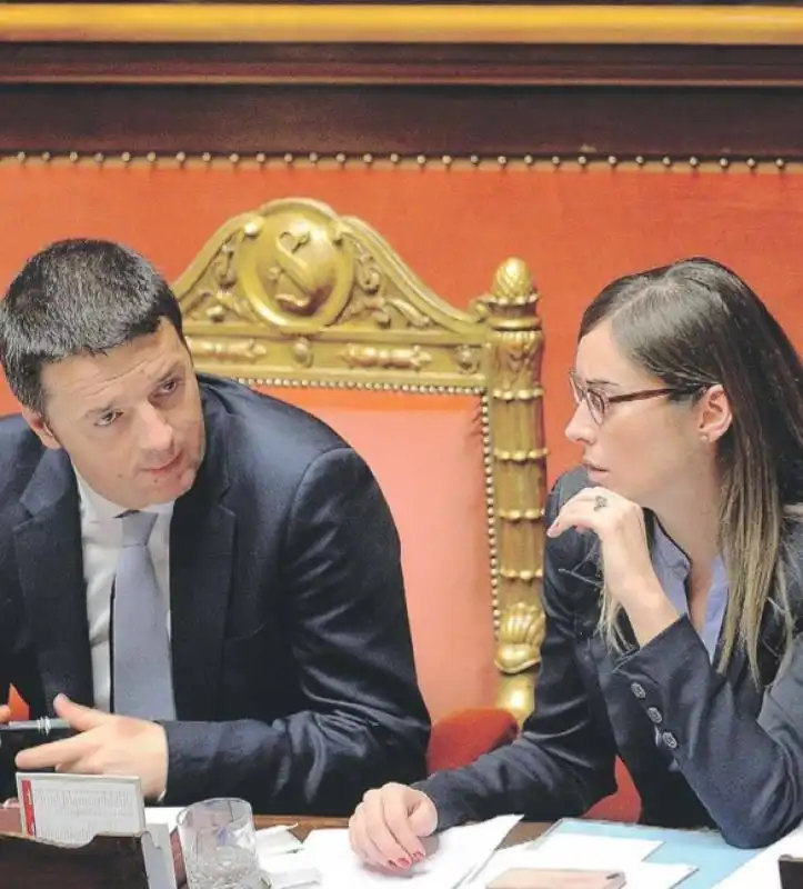 matteo renzi maria elena boschi