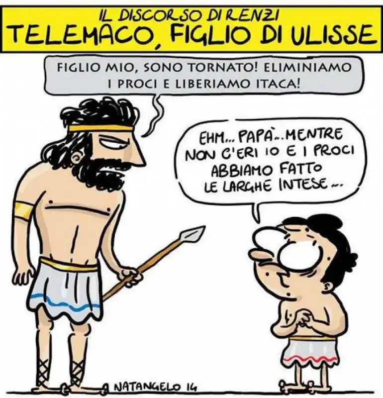 natangelo su renzi telemaco