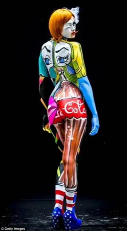 pop art al world bodypainting festival”,