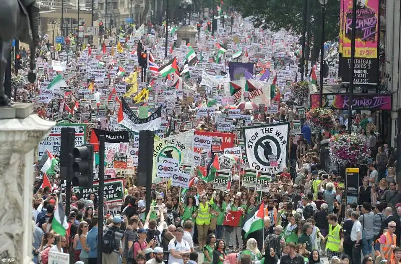 proteste contro israele   guerra in terra santa 1