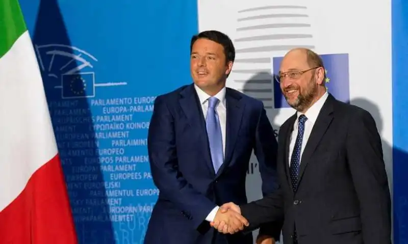 renzi parlamento europeo schulz