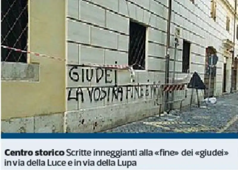 SCRITTE ANTI-EBREI