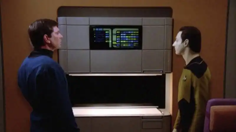 star trek il replicator che forniva cibo sulle navicelle spaziali