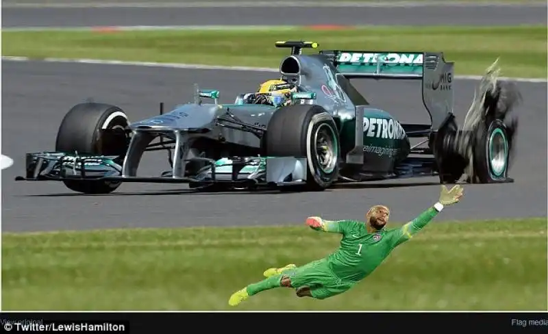 tim howard salva lewis hamilton