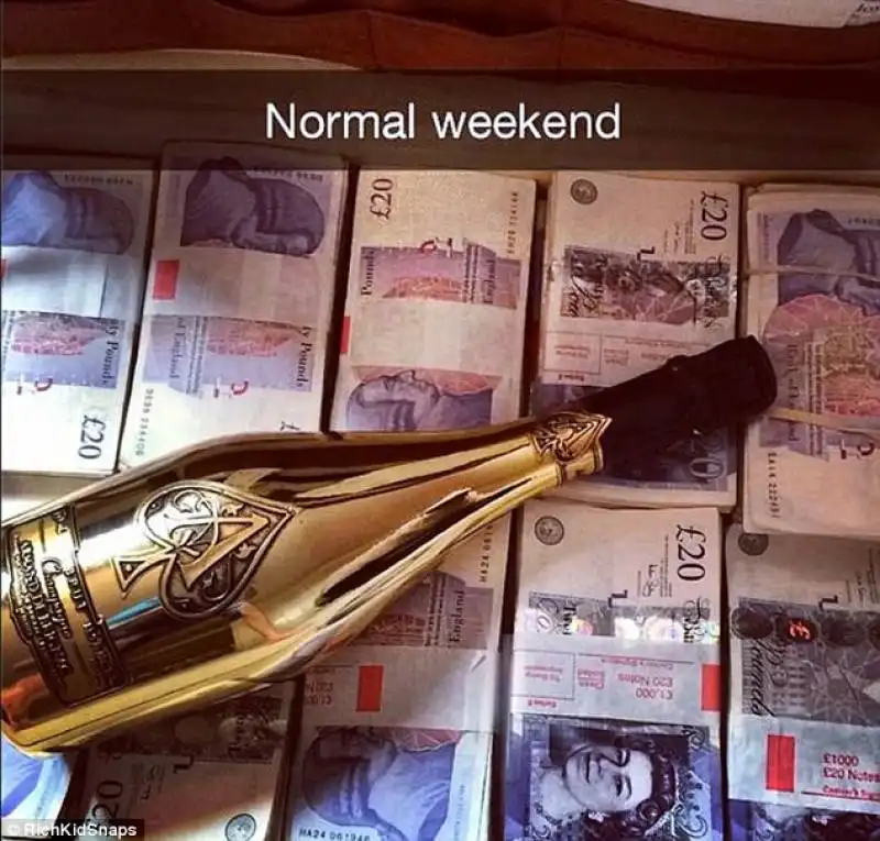 un normale weekend dei rich kids