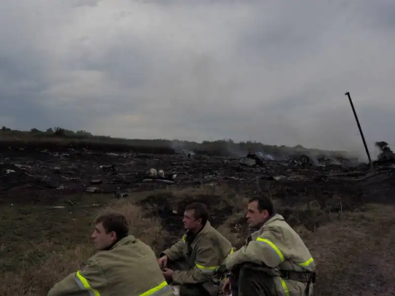 Vigili del fuoco a Torez