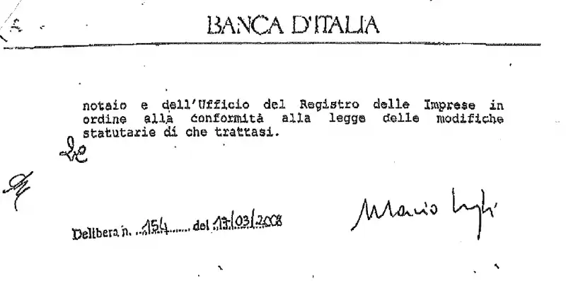 AUTORIZZAZIONE DRAGHI PER ANTONVENETA