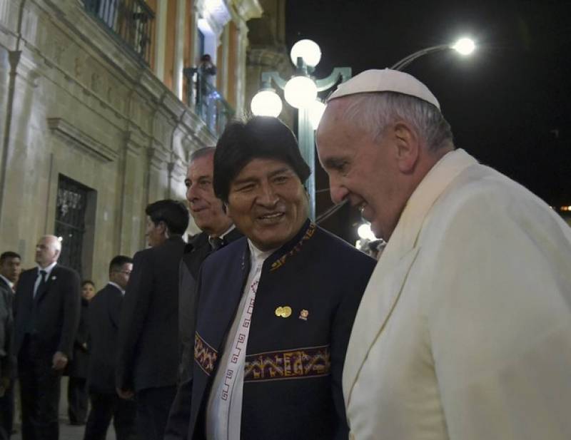 bergoglio e evo morales 4