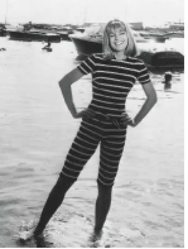 CATHERINE SPAAK IL SORPASSO SPIAGGE DA FILM 