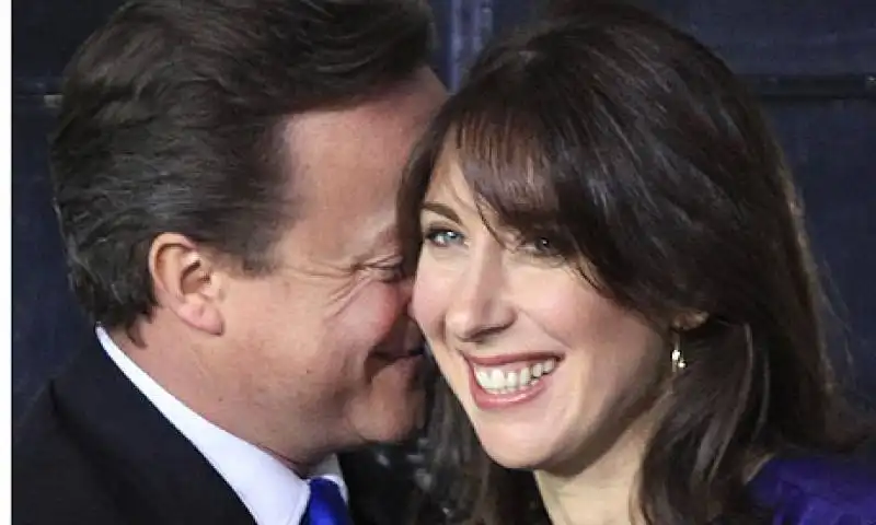 david cameron e moglie samanta