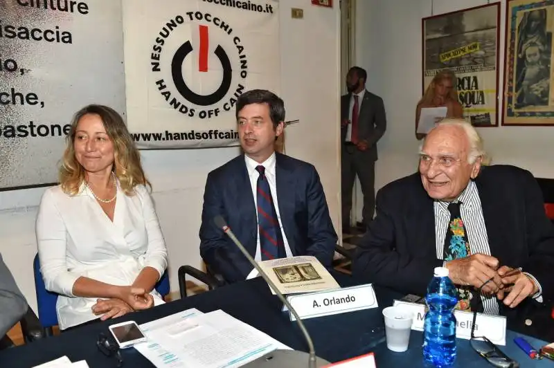 elisabetta zamparutti il ministro andrea orlando marco pannella