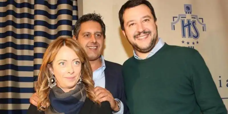 giovanni toti matteo salvini giorgia meloni