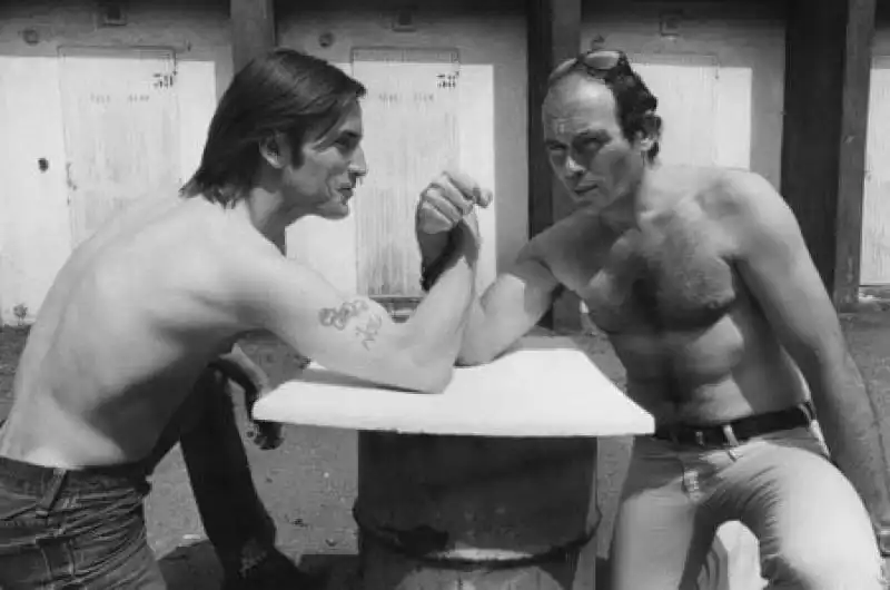 Joe Dallesandro con Squitieri i