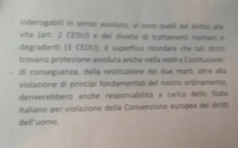 la lettera della severino sul caso dei maro  3