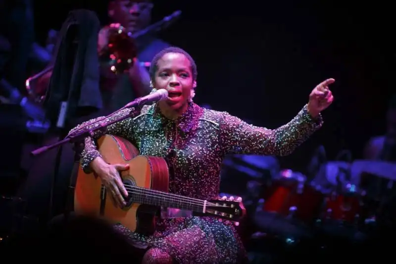 lauryn hill alla cavea foto musacchio e ianniello  9