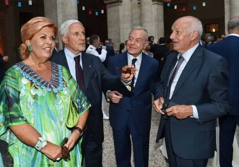 lella bertinotti franco marini gianni letta e fausto bertinotti