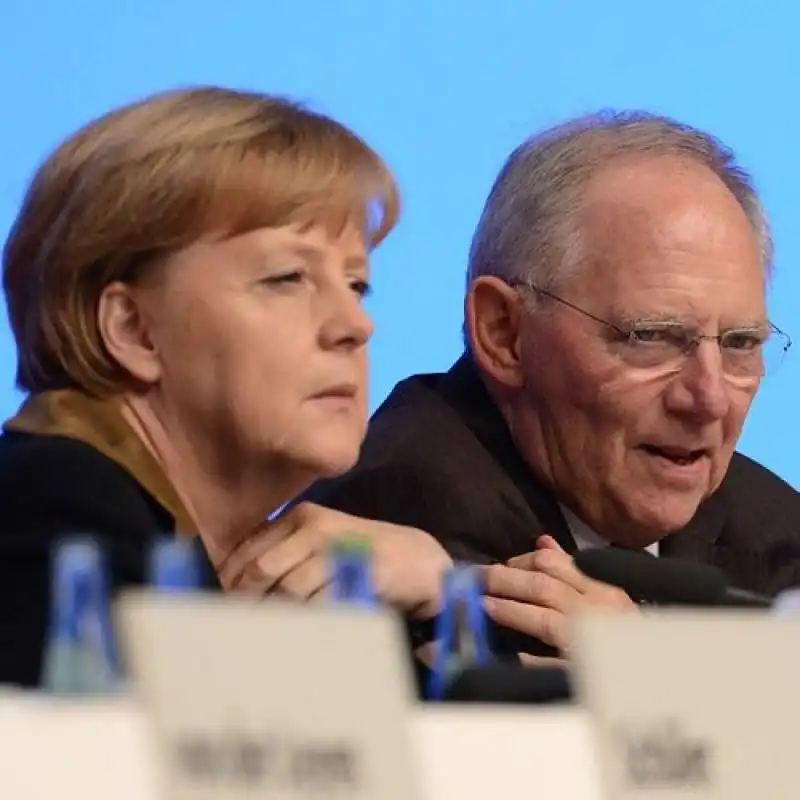 MERKEL E SCHAEUBLE