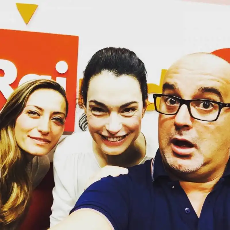 Natascha Lusenti e Francesca Parisella  con Giovanni Ciacci