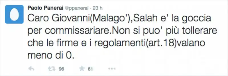 PANERAI TWEET 1