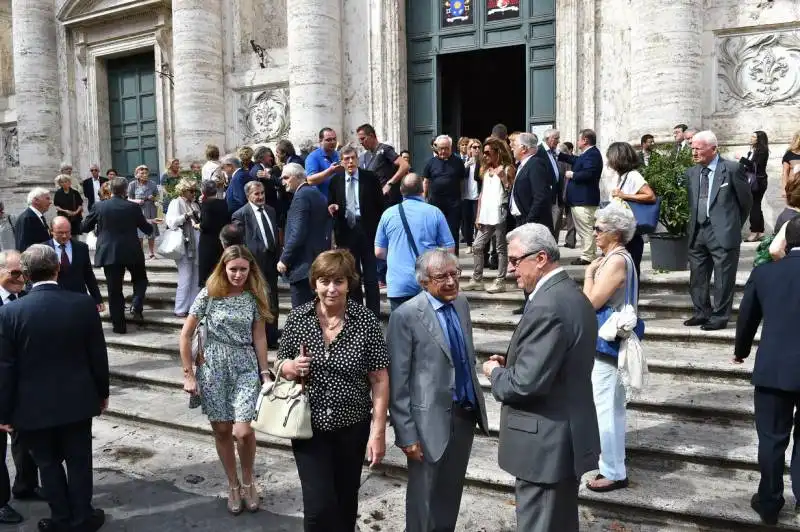 partecipanti funerale di livia andreotti