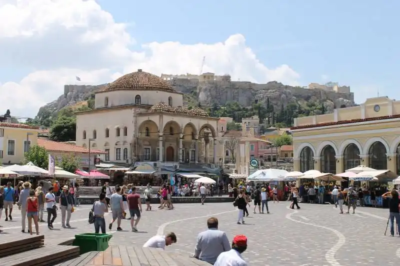 piazza monastiraki e acropoli