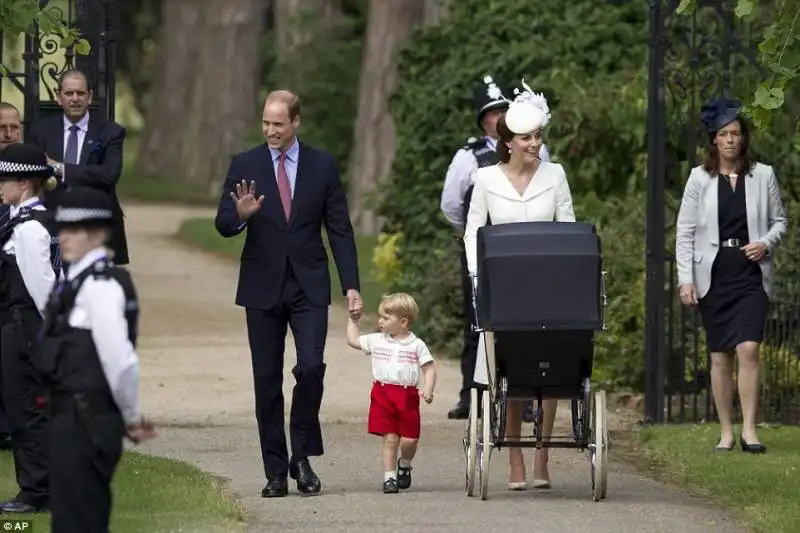 principe william con george e kate