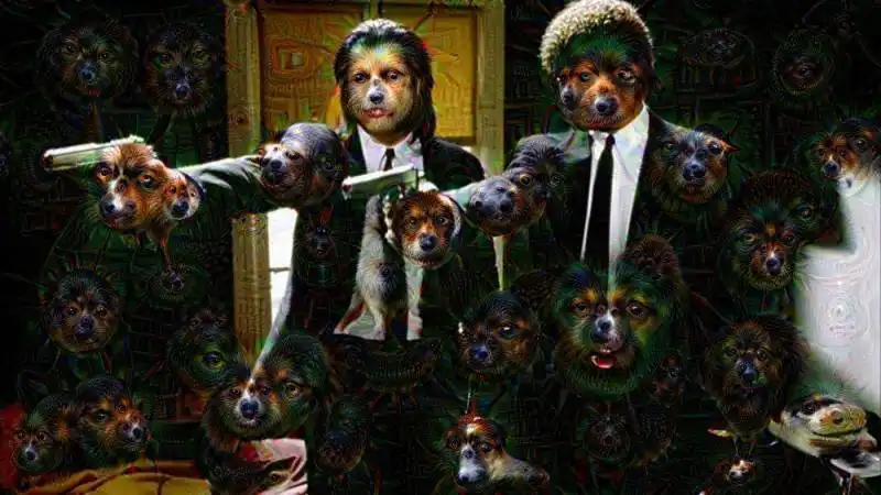 pulp fiction con deep dream