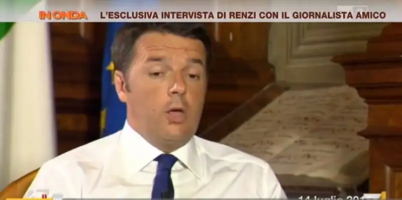 renzi riotta intervista parallelo italia sbertucciato da in onda 