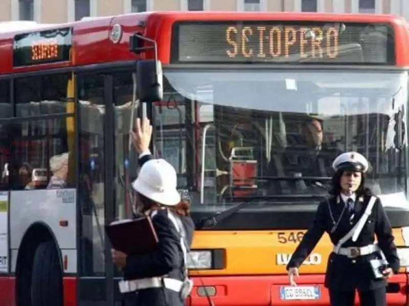 SCIOPERO MEZZI PUBBLICI A ROMA 