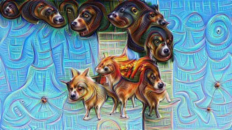 torri gemelle con deep dream