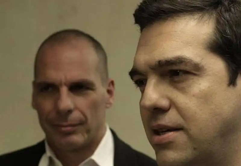 Tsipras e Yanis Varoufakis  