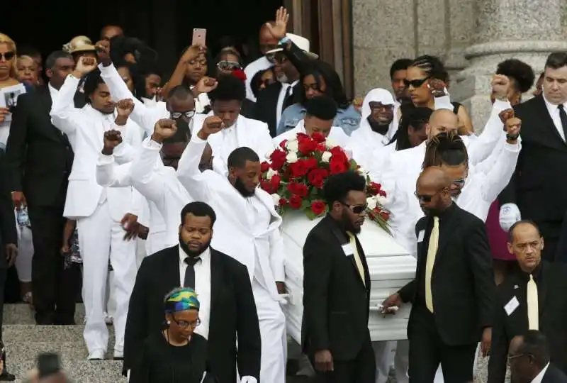 Black Power ai funerali di Philando Castile  