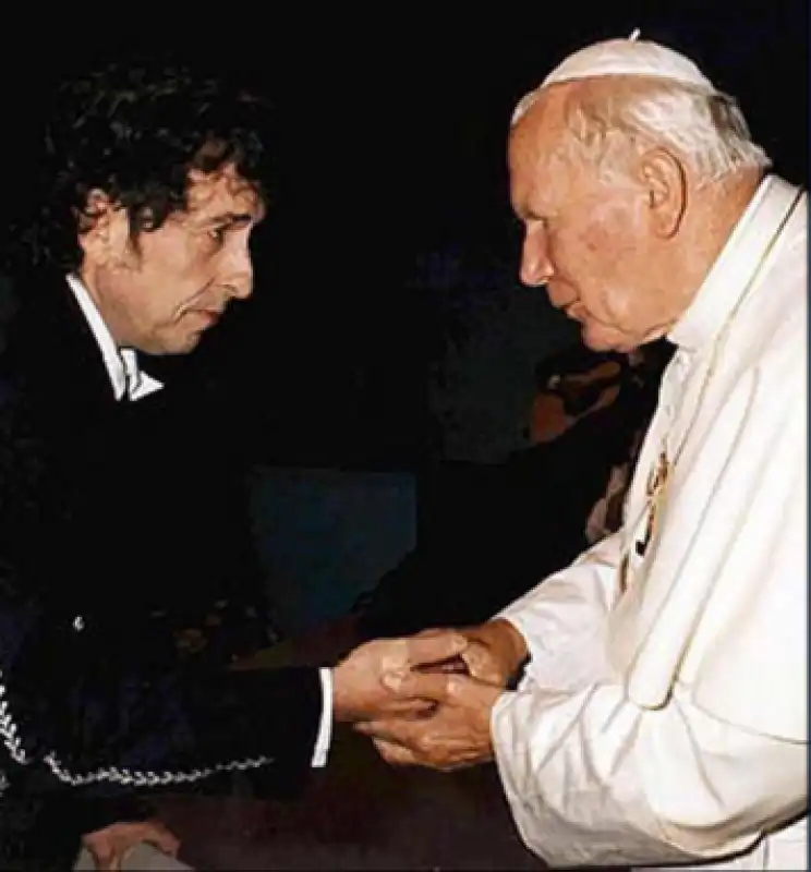 BOB DYLAN PAPA GIOVANNI PAOLO II 