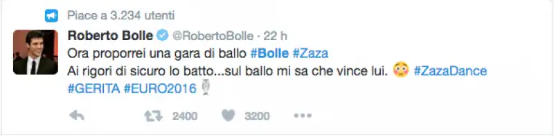 BOLLE TWEET