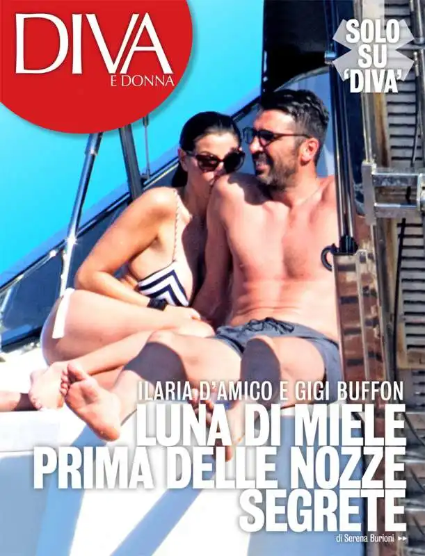 GIGI BUFFON E ILARIA DAMICO IN BARCA