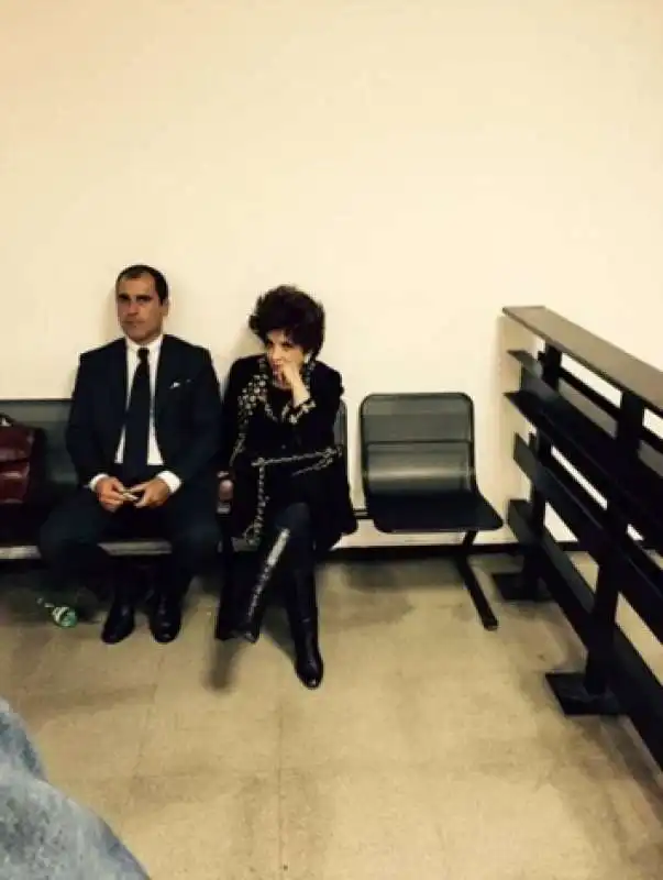 gina lollobrigida in tribunale 