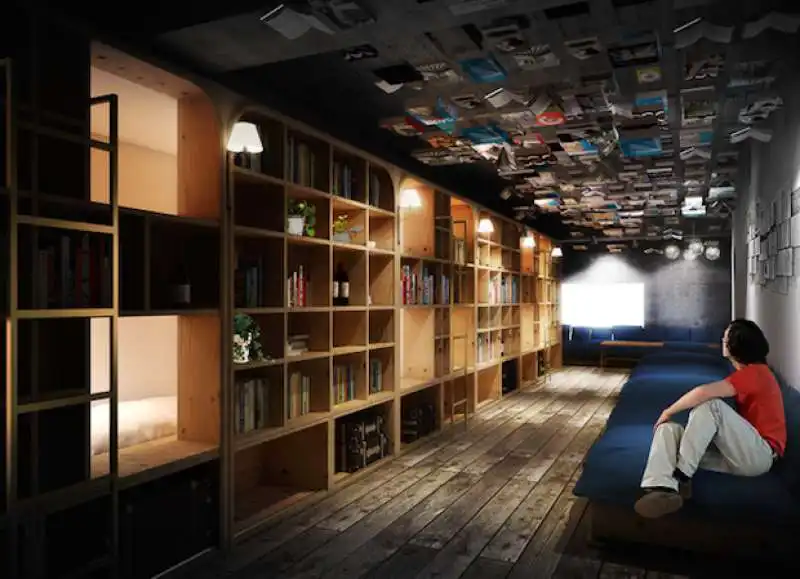 in giappone nasce ila libreria hotel