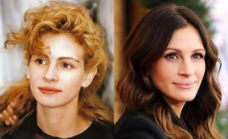 julia roberts prima e dopo