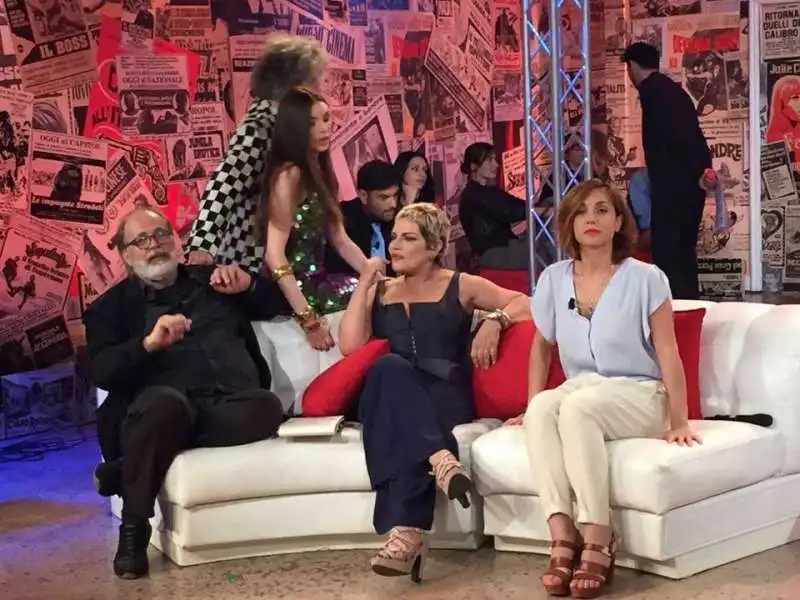 Marco Giusti, Cristina Donadio alias Scianel e Cristiana Dell'Anno alias Patrizia - stracult 