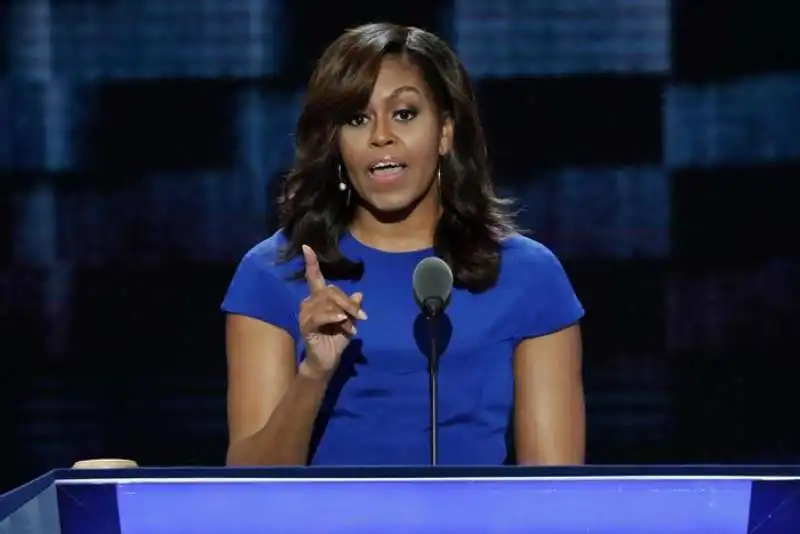 michelle obama alla convention democratica 