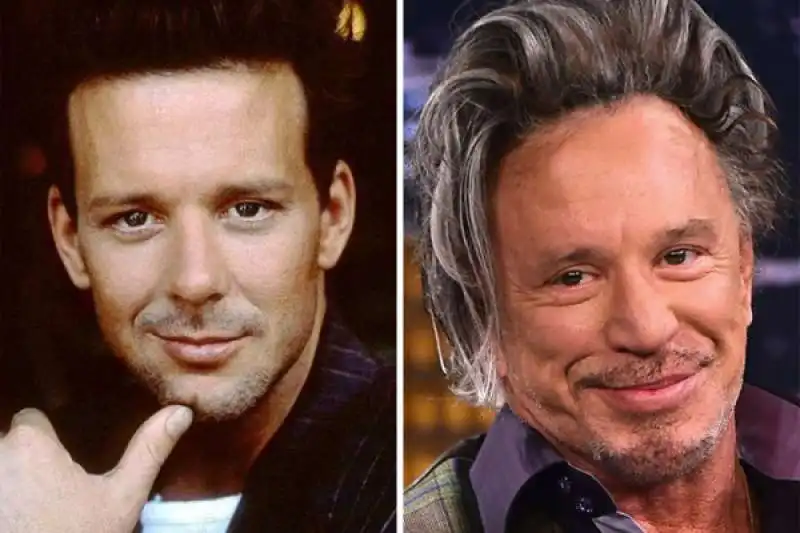 mickey rourke prima e dopo