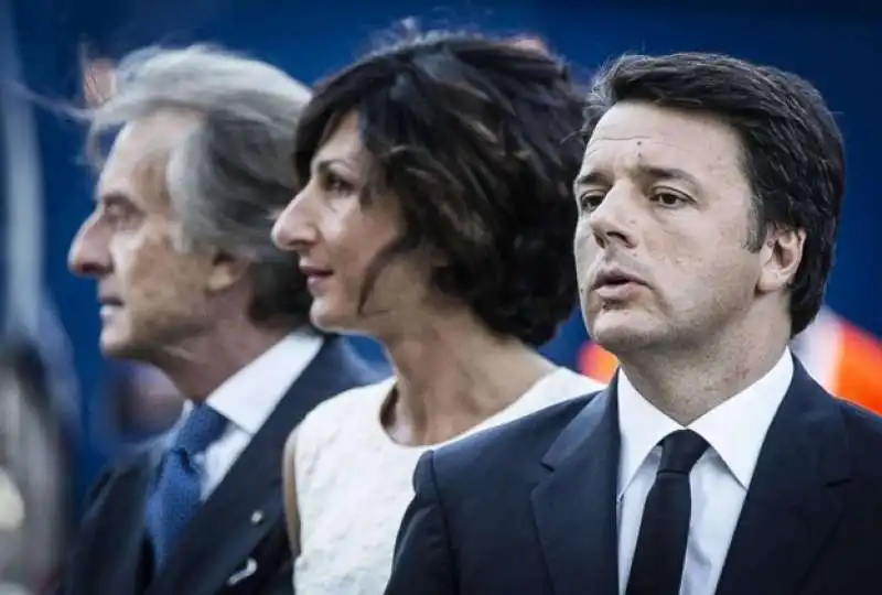 montezemolo   agnese landini   matteo renzi