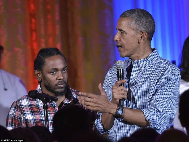 Obama E Kendrick Lamar Dago Fotogallery 