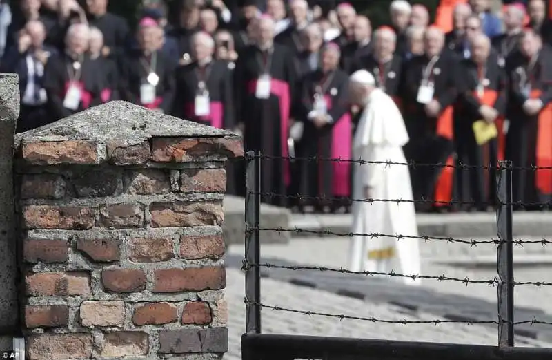 papa bergoglio a auschwitz  5