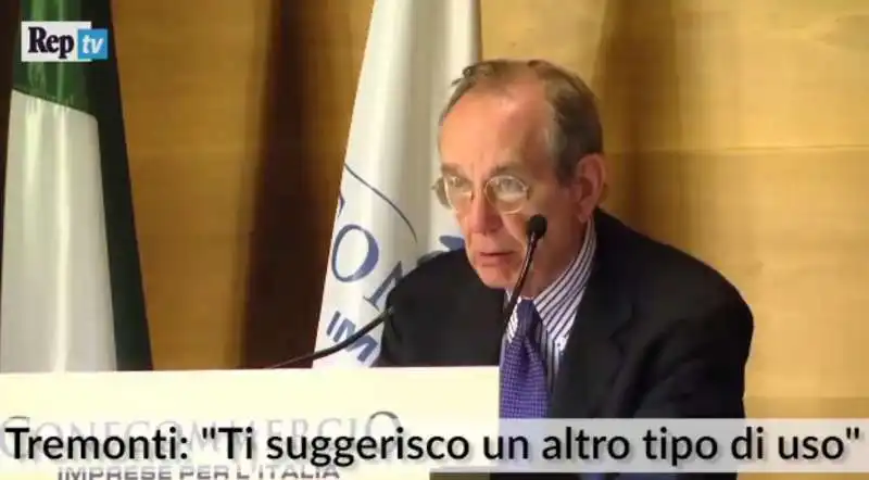 PIERCARLO PADOAN REAGISCE ALLE PAROLE DI GIULIO TREMONTI  