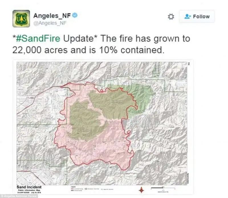 santa clarita contaminazione del fuoco