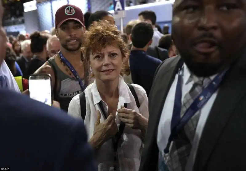 susan sarandon alla convention democratica