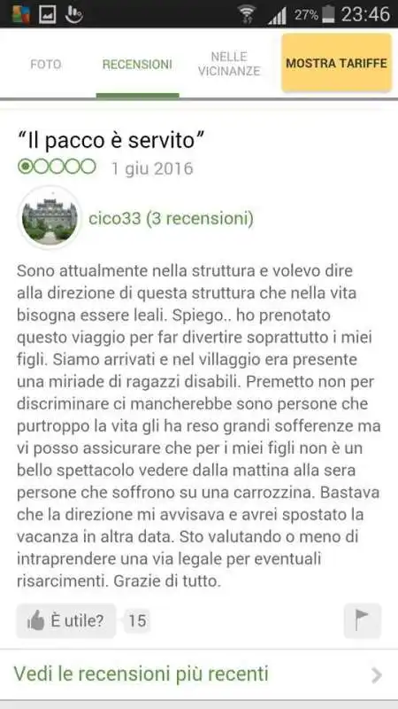 VILLAGGIO LIDO DI ABRUZZO RECENSIONE