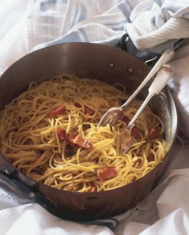 carbonara di Nigella con panna